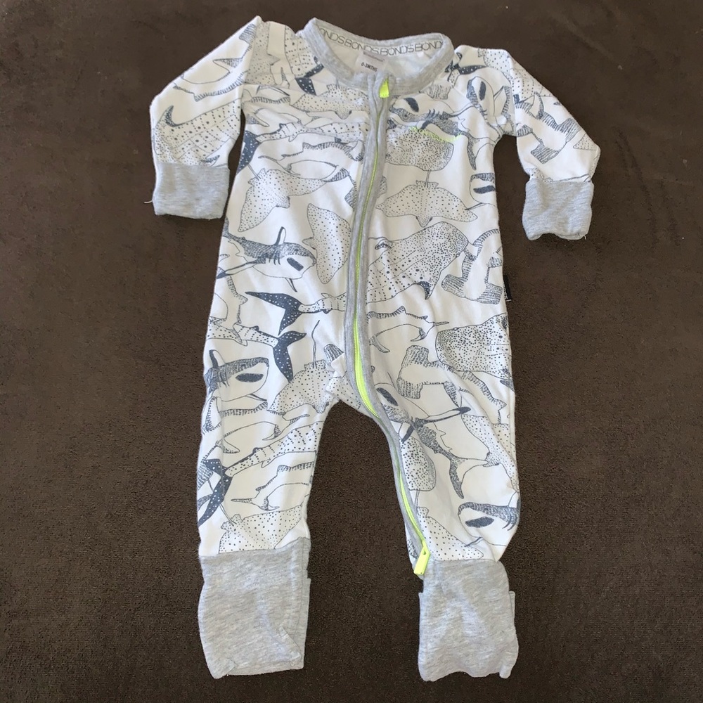Baby two way zip footie/romper